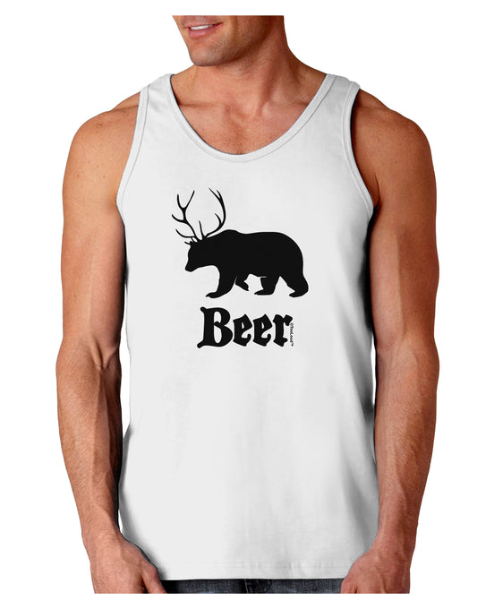Beer Animal Loose Tank Top-Loose Tank Top-TooLoud-White-Small-Davson Sales
