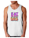 Eat Sleep Rave Repeat Color Loose Tank Top by TooLoud-Loose Tank Top-TooLoud-White-Small-Davson Sales