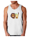 Cute Taco Lion Loose Tank Top-Loose Tank Top-TooLoud-White-Small-Davson Sales