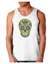 Version 7 Poison Day of the Dead Calavera Loose Tank Top-Loose Tank Top-TooLoud-White-Small-Davson Sales