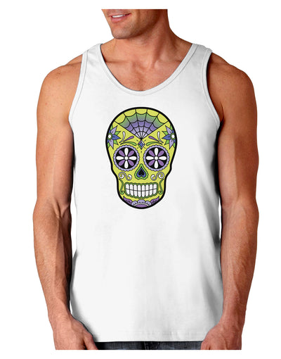 Version 7 Poison Day of the Dead Calavera Loose Tank Top-Loose Tank Top-TooLoud-White-Small-Davson Sales