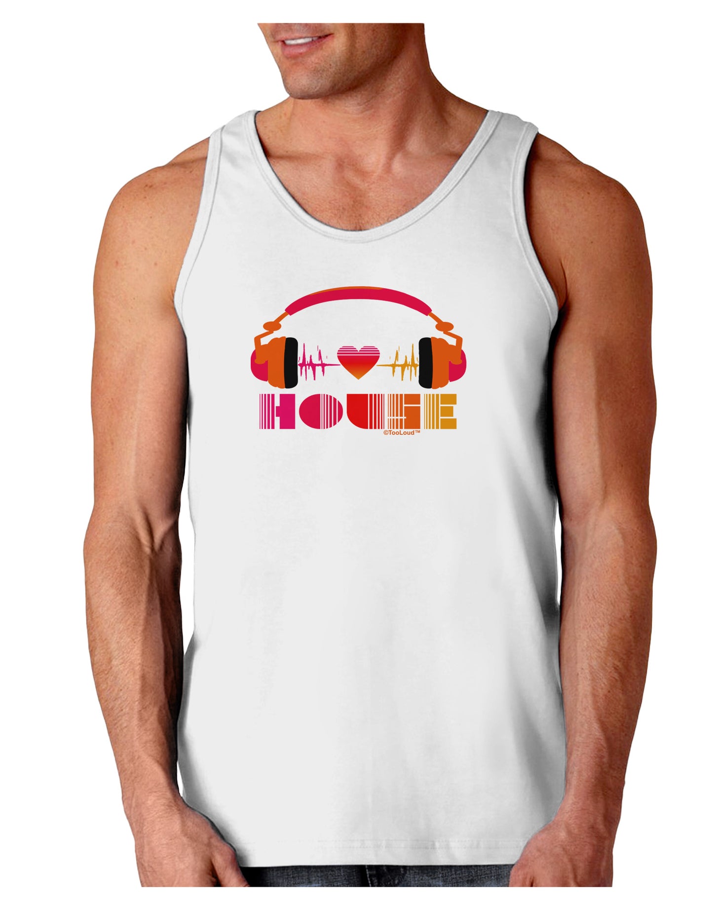 Heart House Loose Tank Top-Loose Tank Top-TooLoud-White-Small-Davson Sales