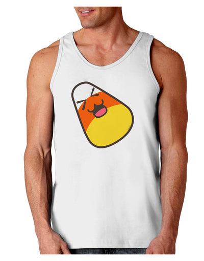 Cute Father Candy Corn Family Halloween Loose Tank Top-Loose Tank Top-TooLoud-White-Small-Davson Sales