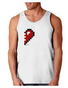 Couples Pixel Heart Design - Right Loose Tank Top by TooLoud-Loose Tank Top-TooLoud-White-Small-Davson Sales