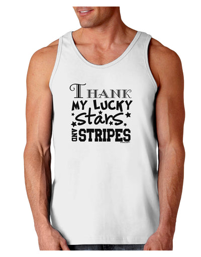 Thank My Lucky Stars and Stripes Loose Tank Top by TooLoud-Loose Tank Top-TooLoud-White-Small-Davson Sales