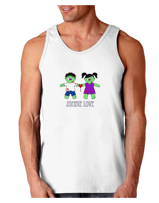 Zombie Love Couple Halloween Loose Tank Top-Loose Tank Top-TooLoud-White-Small-Davson Sales