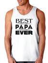 Best Papa Ever Loose Tank Top-Loose Tank Top-TooLoud-White-Small-Davson Sales