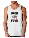 Skip The Movie Read The Book Loose Tank Top-Loose Tank Top-TooLoud-White-Small-Davson Sales