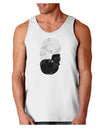 White And Black Inverted Skulls Loose Tank Top by TooLoud-Loose Tank Top-TooLoud-White-Small-Davson Sales