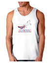 America Unicorn Loose Tank Top-Loose Tank Top-TooLoud-White-Small-Davson Sales