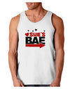 She's BAE - Right Arrow Loose Tank Top-Loose Tank Top-TooLoud-White-Small-Davson Sales