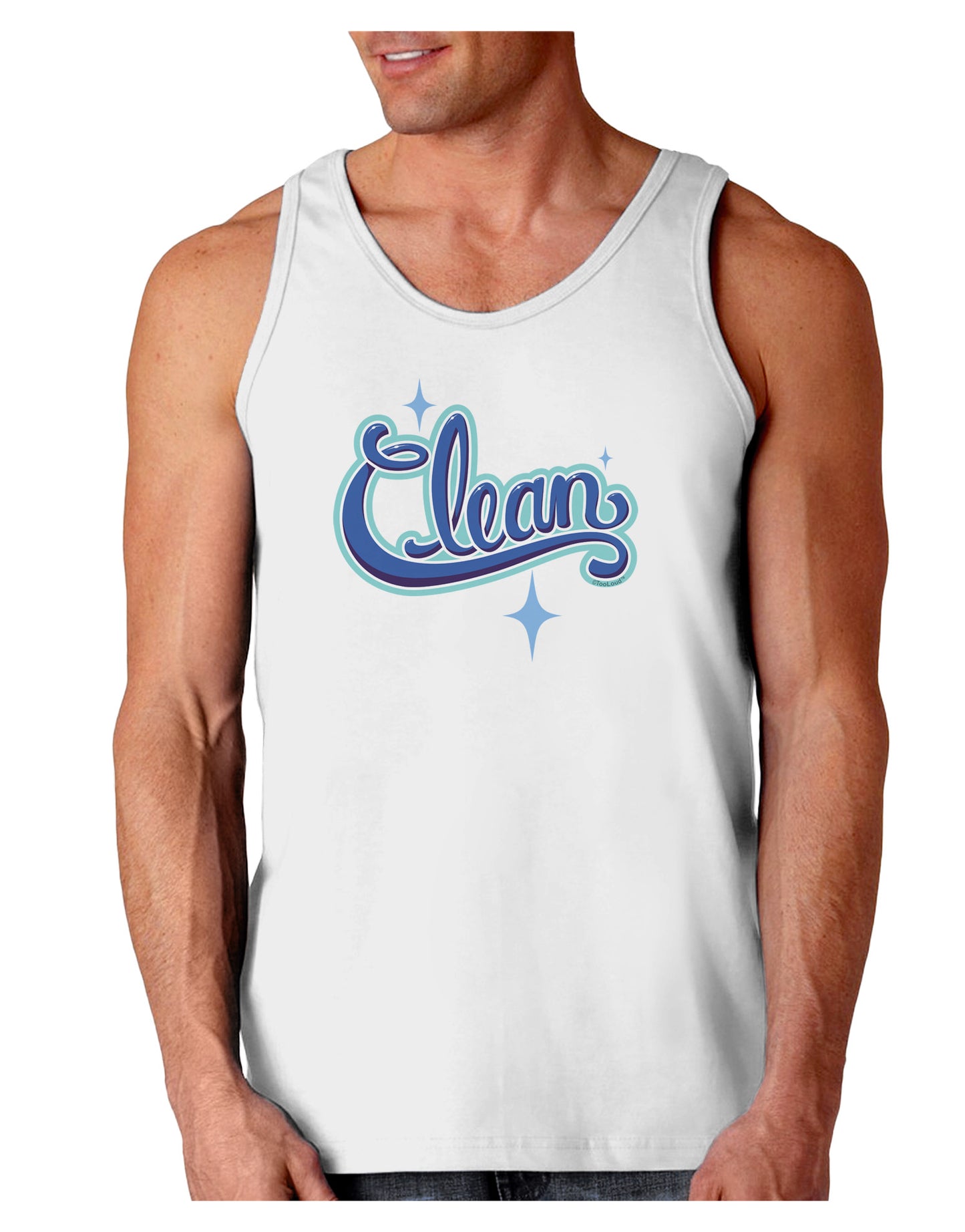 Clean Text Loose Tank Top-Loose Tank Top-TooLoud-White-Small-Davson Sales