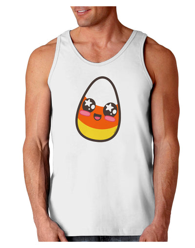 Cute Boy Child Candy Corn Family Halloween Loose Tank Top-Loose Tank Top-TooLoud-White-Small-Davson Sales