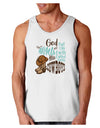 God put Angels on Earth and called them Cowboys Loose Tank Top-Mens-LooseTanktops-TooLoud-White-Small-Davson Sales