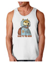 Doge to the Moon Loose Tank Top White 2XL Tooloud