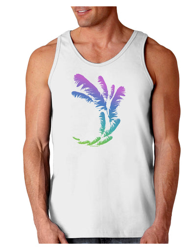 Tropical Feathers Loose Tank Top-Loose Tank Top-TooLoud-White-Small-Davson Sales