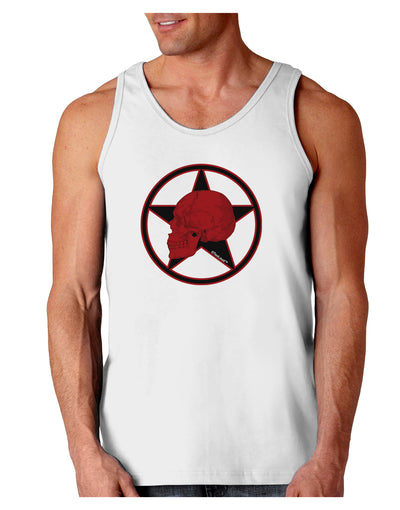 Blood Red Skull Loose Tank Top by TooLoud-Loose Tank Top-TooLoud-White-Small-Davson Sales