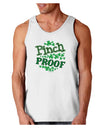 Pinch Proof St Patricks Day Loose Tank Top-Loose Tank Top-TooLoud-White-Small-Davson Sales