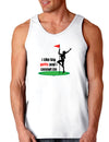 I like big putts and I cannot lie Loose Tank Top-Loose Tank Top-TooLoud-White-Small-Davson Sales