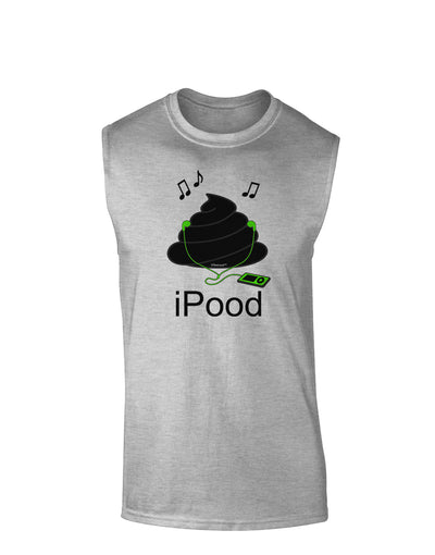 iPood Muscle Shirt-TooLoud-AshGray-Small-Davson Sales