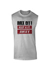 BACK OFF Keep 6 Feet Away Muscle Shirt-Muscle Shirts-TooLoud-AshGray-Small-Davson Sales
