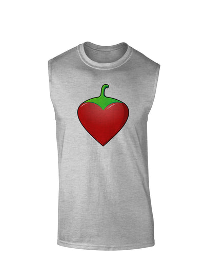 Chili Pepper Heart Muscle Shirt