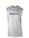 #BestStepMomEver Muscle Shirt-TooLoud-AshGray-Small-Davson Sales