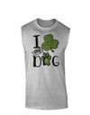 I Shamrock my Dog Muscle Shirt-Muscle Shirts-TooLoud-AshGray-Small-Davson Sales