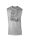 She's My Witch Muscle Shirt-Muscle Shirts-TooLoud-AshGray-Small-Davson Sales