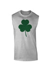Traditional Irish Shamrock Muscle Shirt-TooLoud-AshGray-Small-Davson Sales