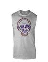 TooLoud No one can hurt me without my permission Ghandi Muscle Shirt-Muscle Shirts-TooLoud-AshGray-Small-Davson Sales