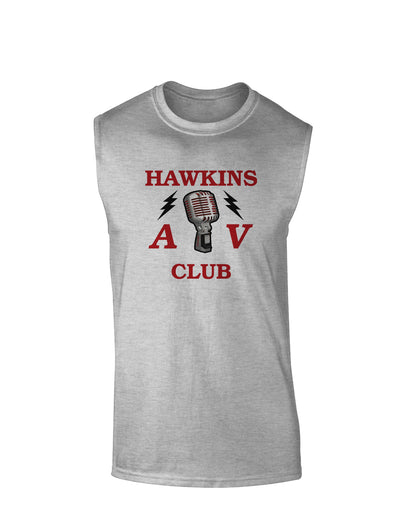 Hawkins AV Club Muscle Shirt by TooLoud-TooLoud-AshGray-Small-Davson Sales