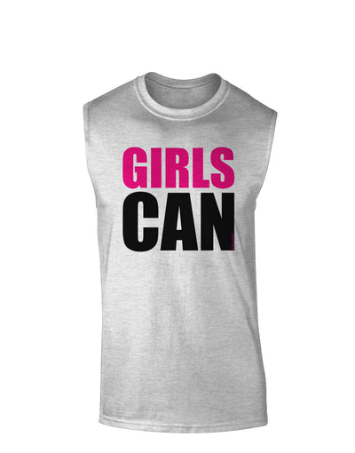 Girls Can Muscle Shirt by TooLoud-TooLoud-AshGray-Small-Davson Sales