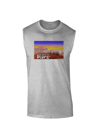 Welcome to Mars Muscle Shirt-TooLoud-AshGray-Small-Davson Sales