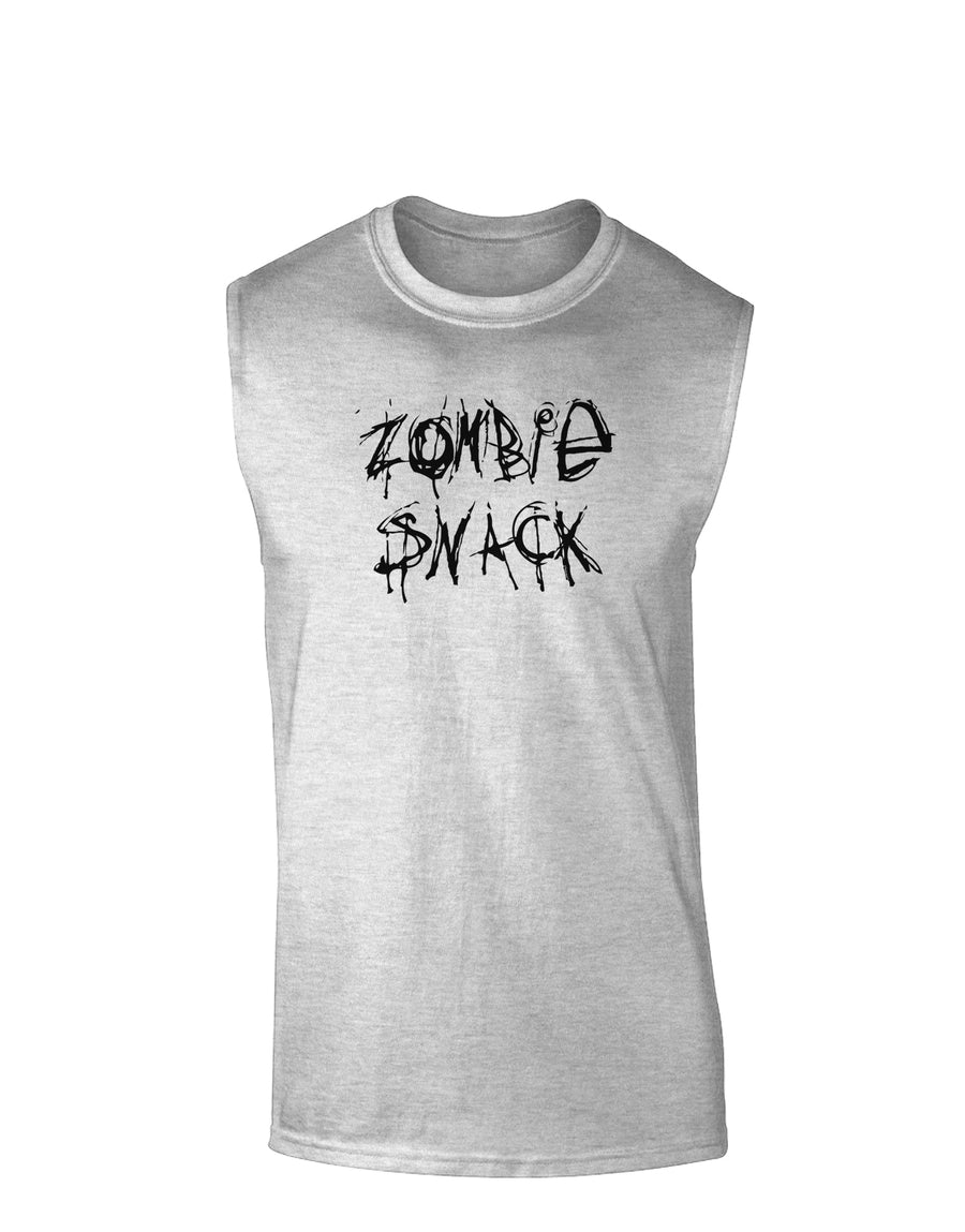 Zombie Snack - Zombie Apocalypse Muscle Shirt-TooLoud-White-Small-Davson Sales