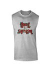 Fluent in Sarcasm Muscle Shirt-Muscle Shirts-TooLoud-AshGray-Small-Davson Sales