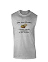 I'm Into Fitness Burrito Funny Muscle Shirt by TooLoud-Clothing-TooLoud-AshGray-Small-Davson Sales
