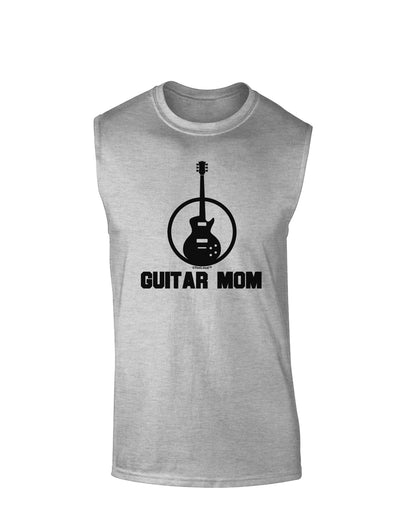 Guitar Mom - Mother's Day Design Muscle Shirt-TooLoud-AshGray-Small-Davson Sales