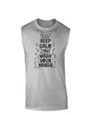 Keep Calm and Wash Your Hands Muscle Shirt-Muscle Shirts-TooLoud-AshGray-Small-Davson Sales