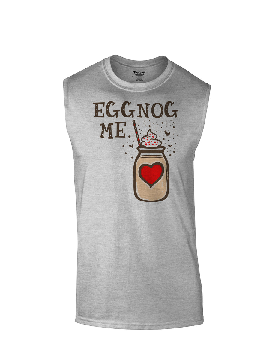 Eggnog Me Muscle Shirt-Muscle Shirts-TooLoud-White-Small-Davson Sales