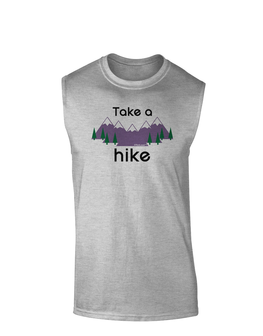 Take a Hike Muscle Shirt-Muscle Shirts-TooLoud-White-Small-Davson Sales