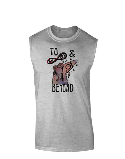 TooLoud To infinity and beyond Muscle Shirt-Muscle Shirts-TooLoud-AshGray-Small-Davson Sales