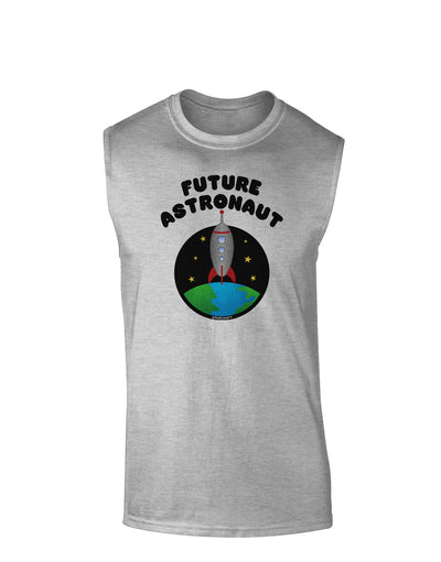 Future Astronaut Color Muscle Shirt-TooLoud-AshGray-Small-Davson Sales