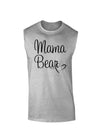 Mama Bear with Heart - Mom Design Muscle Shirt-TooLoud-AshGray-Small-Davson Sales