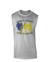 Glory to Ukraine Glory to Heroes Muscle Shirt-Muscle Shirts-TooLoud-AshGray-Small-Davson Sales