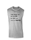I Don't Always Test My Code Funny Quote Muscle Shirt by TooLoud-Clothing-TooLoud-AshGray-Small-Davson Sales