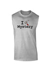 I Love Mystery Muscle Shirt-TooLoud-AshGray-Small-Davson Sales
