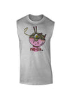 TooLoud Matching Pho Eva Pink Pho Bowl Muscle Shirt-Muscle Shirts-TooLoud-AshGray-Small-Davson Sales