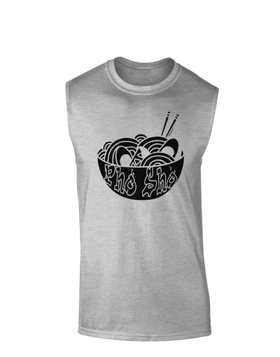 Pho Sho Muscle Shirt-Muscle Shirts-TooLoud-AshGray-Small-Davson Sales