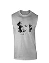Marilyn Monroe Cutout Design Muscle Shirt by TooLoud-TooLoud-AshGray-Small-Davson Sales